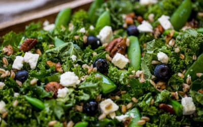 Blueberry & Kale Farro Salad