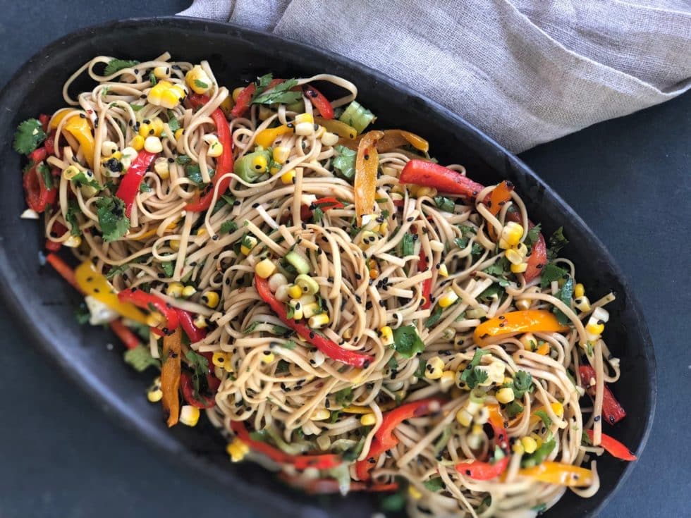 Whole Wheat Udon Salad