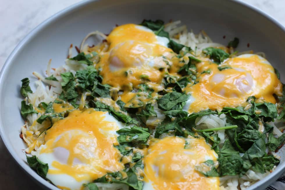 Eggs Florentine Skillet
