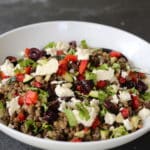 lentils, salad, greek