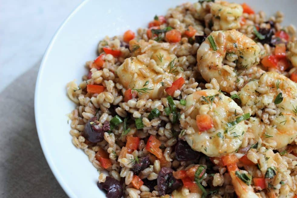 Shrimp, Seafood, Grilled, Quick & Easy, Summer, Whole Grain