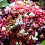 Farro Salad with Roasted Beets and Goat Cheese