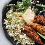 Side Dish, Vegetarian, Quick & Easy,, Cauliflower Rice, Cauliflower, Mediterranean diet