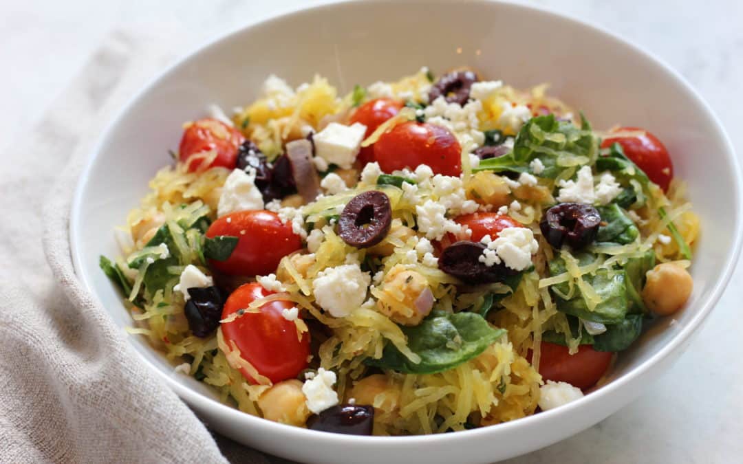 Greek Spaghetti Squash Salad