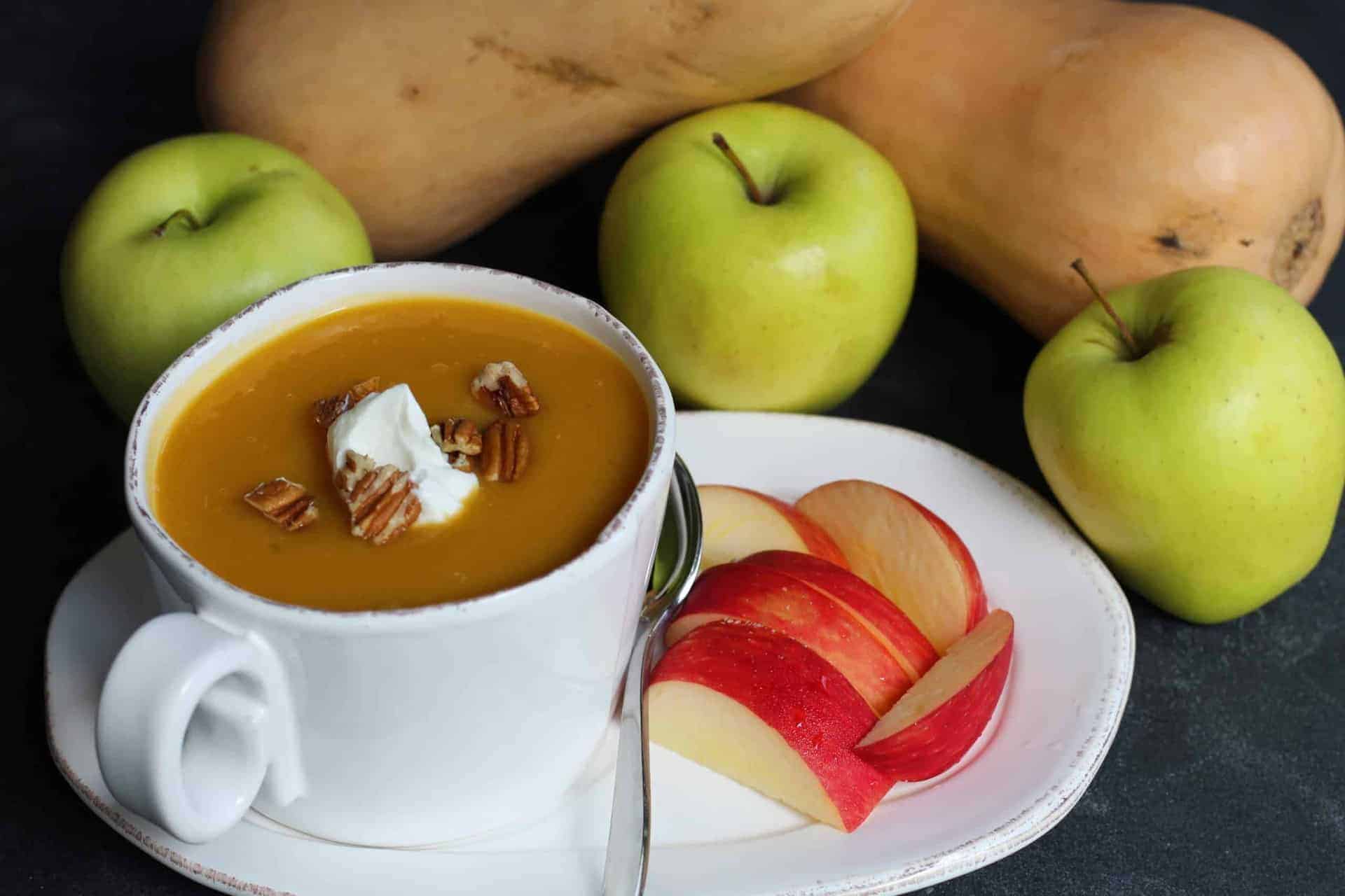 Butternut Squash and Apple Soup