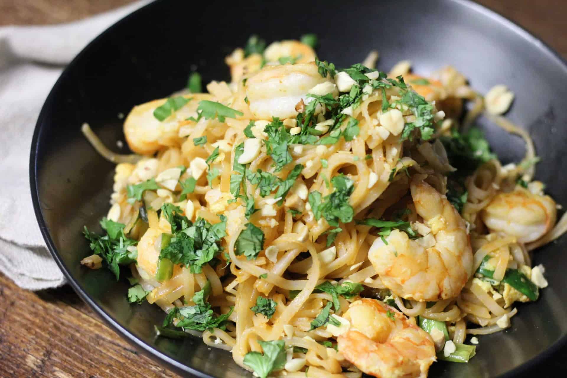 Spicy Shrimp Bowls with Noodles