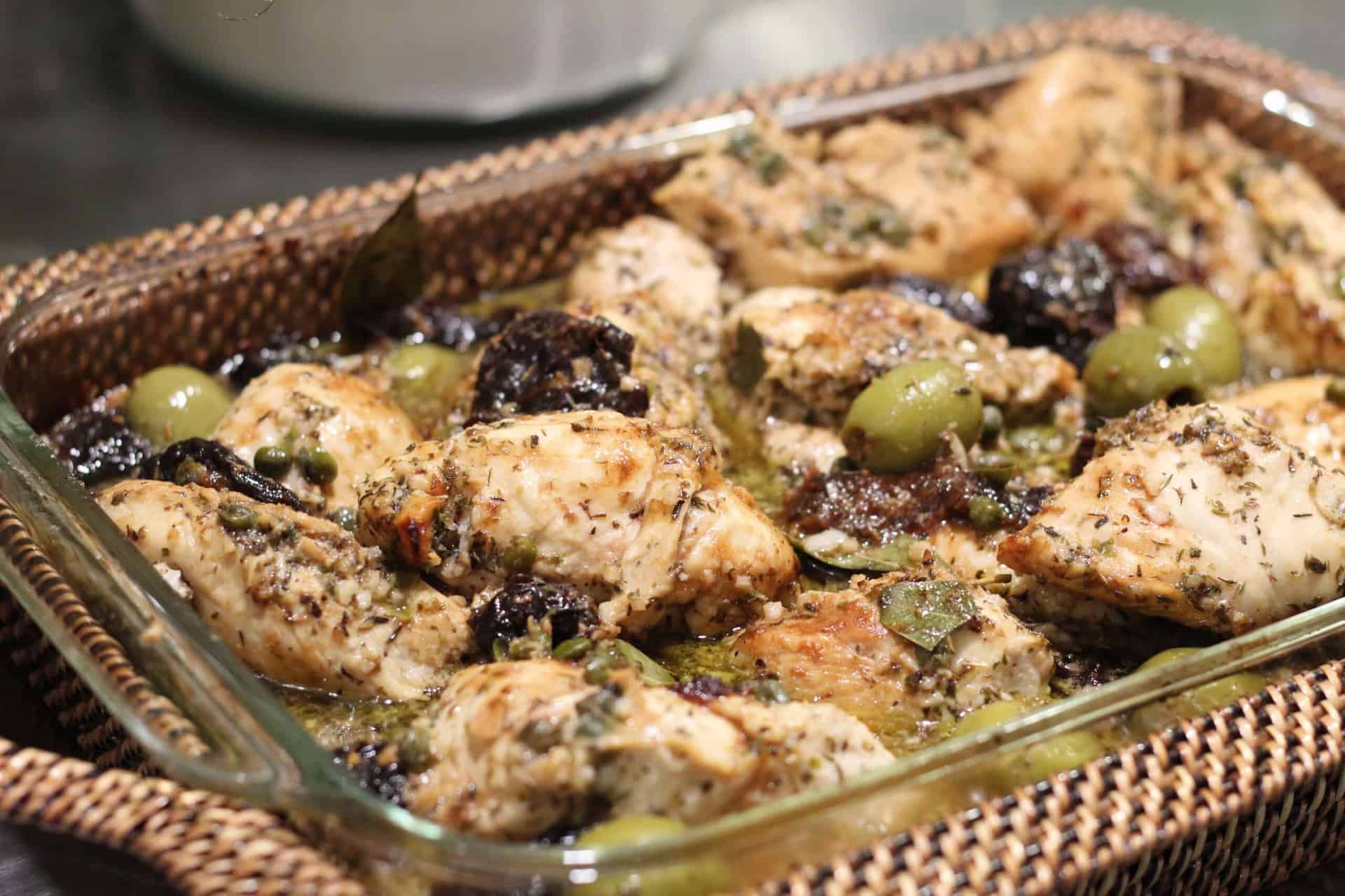 Chicken, Dinner, Olives