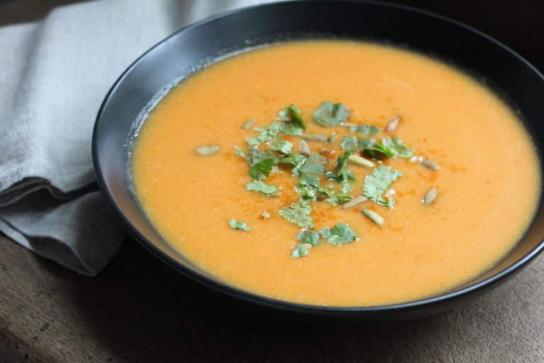 Soups, Vegetarian, Fall, Gluten-Free, Quick & Easy, Carrot, Ginger, Mediterranean diet, Mediterranean