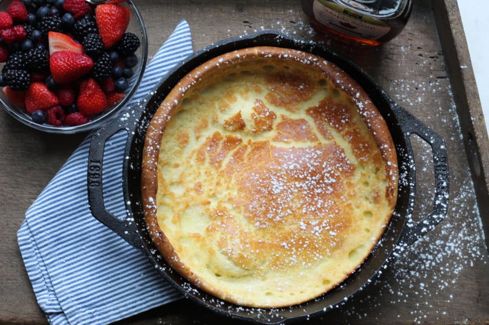 Pancake, Breakfast, Dutch Baby Pancake, Dessert, Baking, Recipe