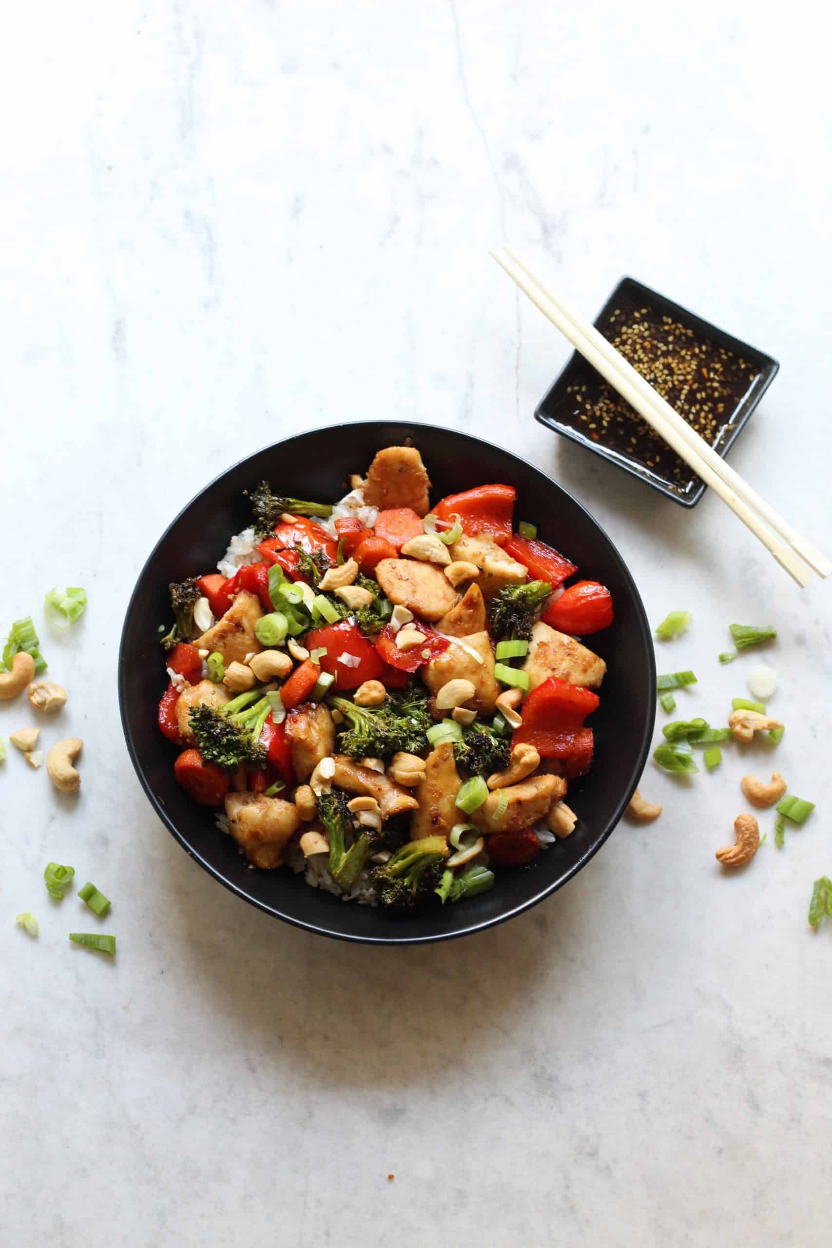 Dinner, Chicken, Quick & Easy, Sheet Pan, Bowls