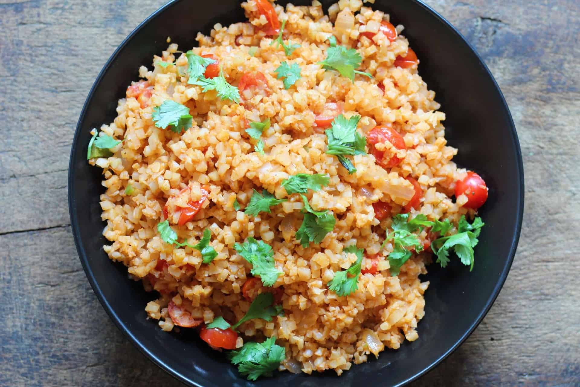 Side Dish, Vegetarian, Quick & Easy,, Cauliflower Rice, Cauliflower, Mediterranean diet