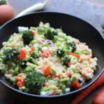 Side Dish, Vegetarian, Quick & Easy,, Cauliflower Rice, Cauliflower, Mediterranean diet