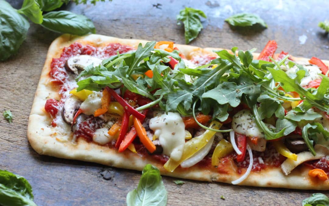 Vegetable Flatbread Pizza