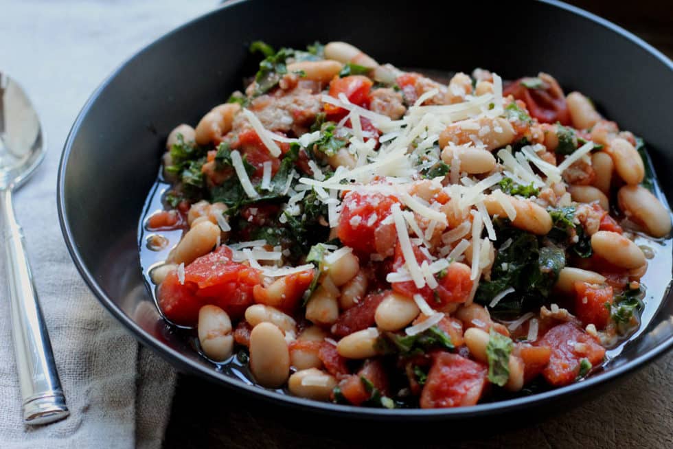 Turkey, Kale, and White Bean Soup