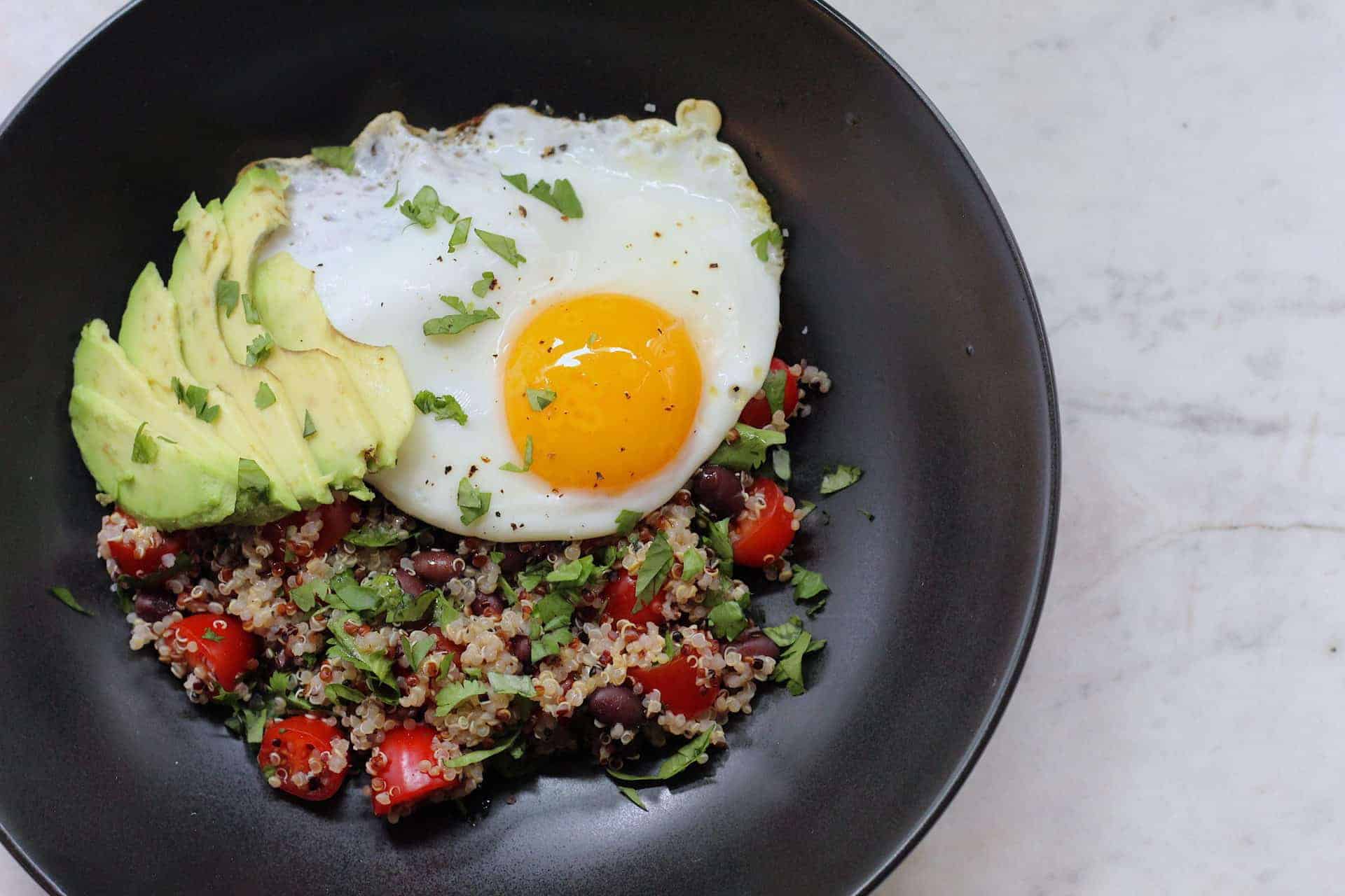 Quinoa, Eggs, Vegetarian, Breakfast, Quick & Easy