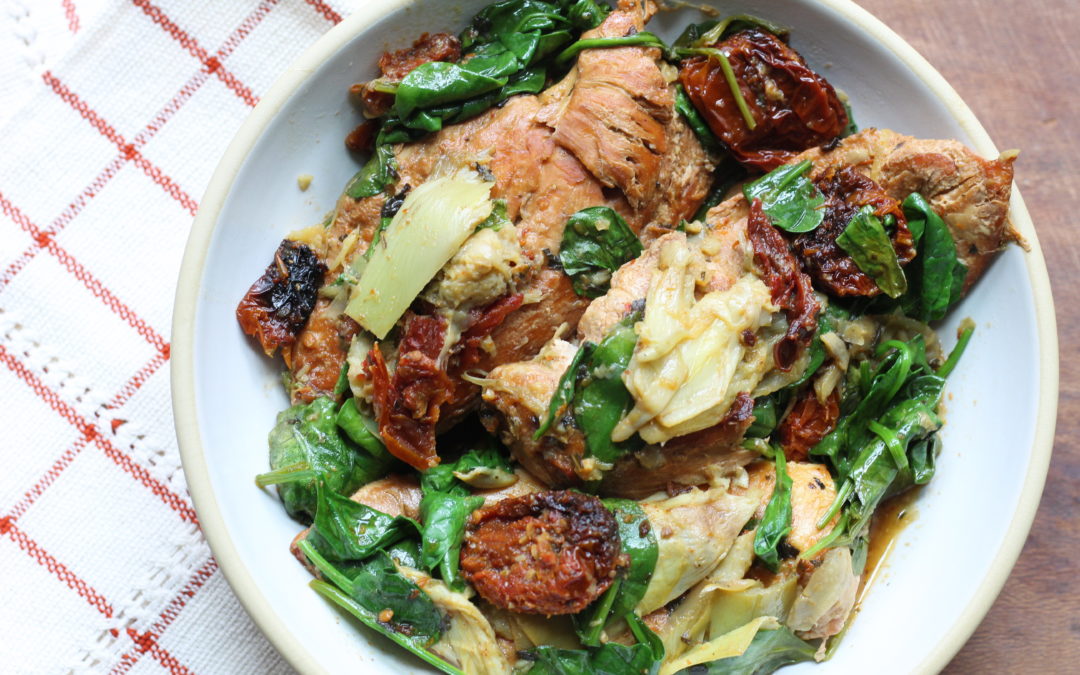 Slow Cooker Chicken with Sun Dried Tomatoes