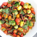 tomato and roasted lemon salad