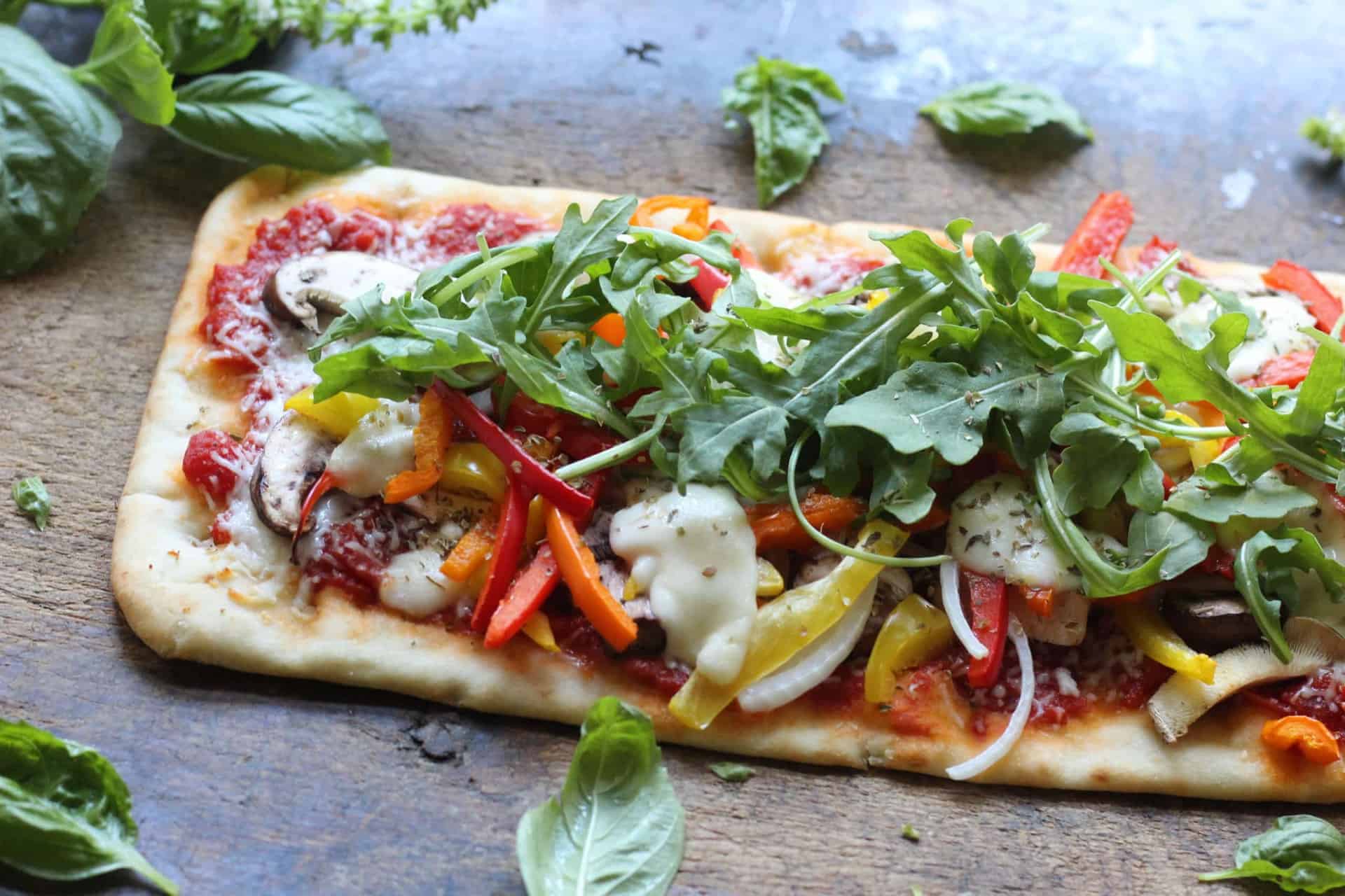 Pizza, Dinner, Quick & Easy, Vegetarian, Mediterranean, Mediterranean diet