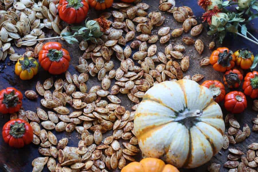 Spiced & Roasted Pumpkin Seeds 3 ways