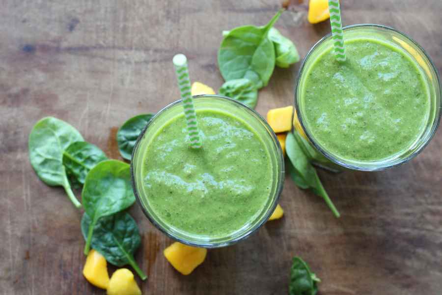 Tropical Mango Banana Green Smoothie