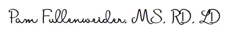 Pam Fullenweider Signature