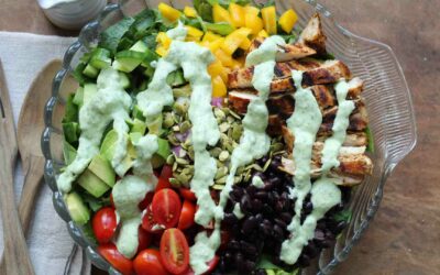Southwest Chicken Salad with Homemade Dressing