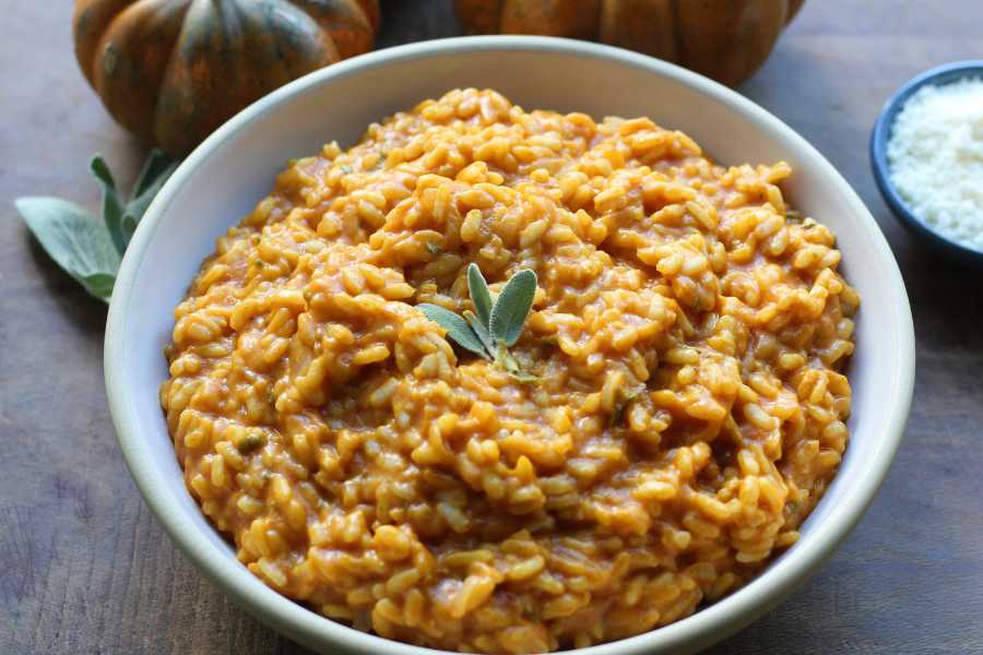 Pumpkin Sage Risotto