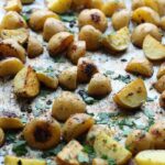 Roasted Mediterranean Potatoes with Lemon and Oregano and Feta