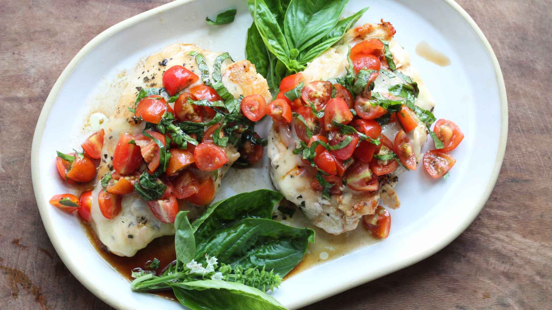 Bruschetta Chicken Bake